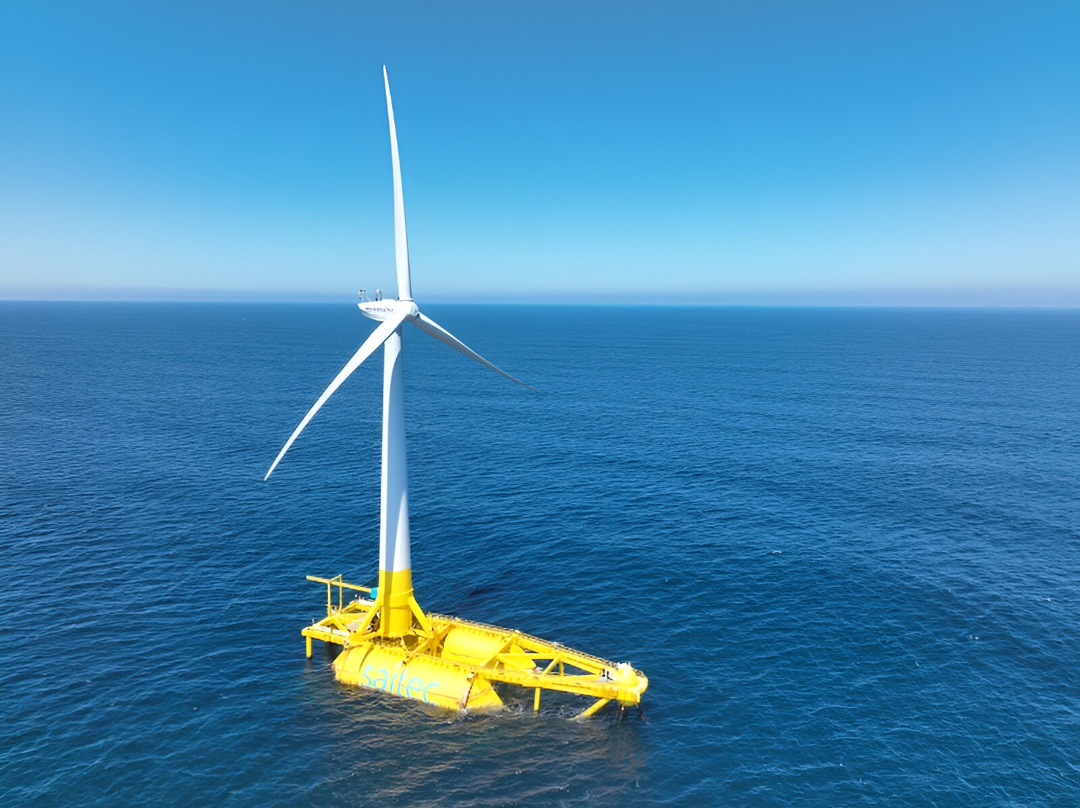 Aerogenerador marino flotante DemoSATH (Saitec)