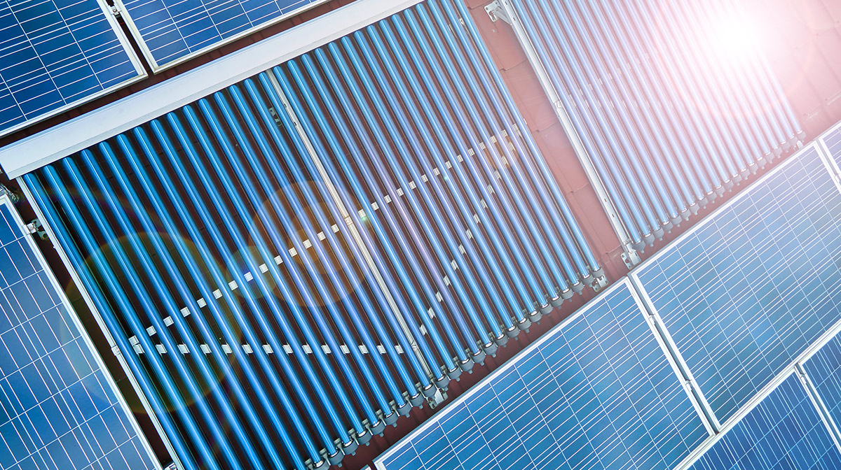 Energía solar: instalación solar térmica y fotovoltaica combinadas